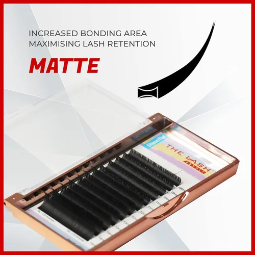 Miniatura 7 de THE LASH SUPPLY Ellipse - Extensión de pestañas planas para suministros profesionales, rizo C/D, 0.20 de grosor, pestañas planas de elipse falsas