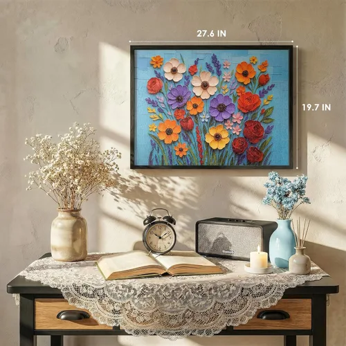Miniatura 6 de Rompecabezas para adultos, 1000 piezas, rompecabezas de flores y plantas, rompecabezas de paisaje natural, rompecabezas de flores de primavera