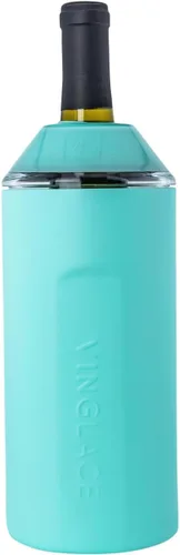 Miniatura 9 de Vinglacé Enfriador de Botella de Vino - Aislador de Champán Portátil - Funda de Enfriador de Vino de Acero Inoxidable - Mantiene el Vino Frío