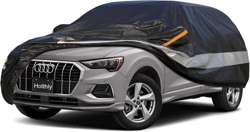 Miniatura 11 de Funda para automóvil SUV de ajuste personalizado para BMW X1/iX1 2009-2025, 100% impermeable, transpirable, para exteriores, protección contra