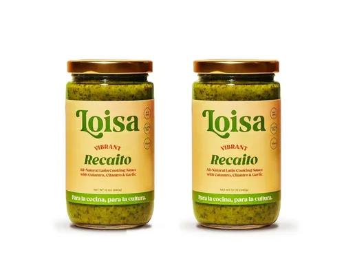 Miniatura 8 de Loisa Recaito Sofrito - Salsa de cocina, sin OMG, sin MSG, sin conservantes, sin colorantes artificiales, sin sabores artificiales, vegano, sabor