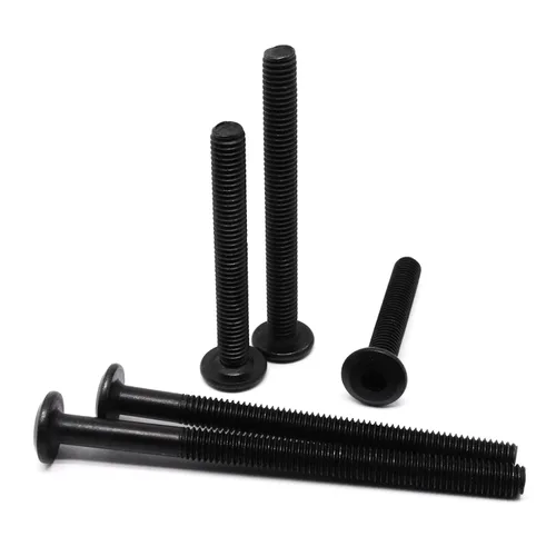 Miniatura 3 de Juego de 25 tornillos negros para cuna, juego de tornillos hexagonales para literas y cunas M6×40mm/1.969 in/2.362 in/2.756 in/3.150 in