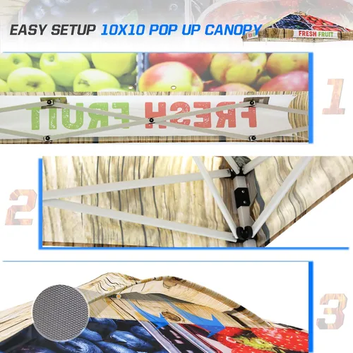 Miniatura 40 de EAGLE PEAK Tienda de campaña desplegable con bolsa de transporte con ruedas, 8 estacas, 4 cuerdas, 4 bolsas de peso, toldo de tienda de campaña