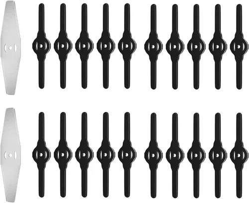 Miniatura 8 de Cuchilla de repuesto inalámbrica de 5 piezas, cortador de cepillo, cuchilla para recortadora de césped eléctrica, accesorios para cortacésped 5pzas