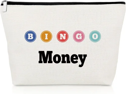 Miniatura 10 de Regalos de bingo para mujeres, bolsa de maquillaje, regalo para amantes del bingo, regalos de juego para mujeres, mejores amigas, hermanas
