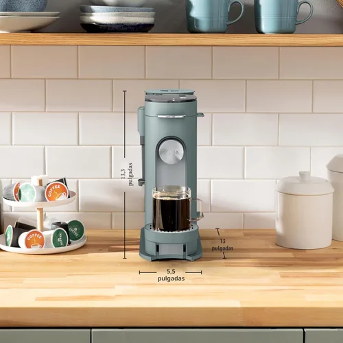 Miniatura 5 de Ninja Pods & Grounds Specialty - Cafetera de una sola porción, compatible con cápsulas K-Cup, espumador de leche integrado, tamaños de taza de 6
