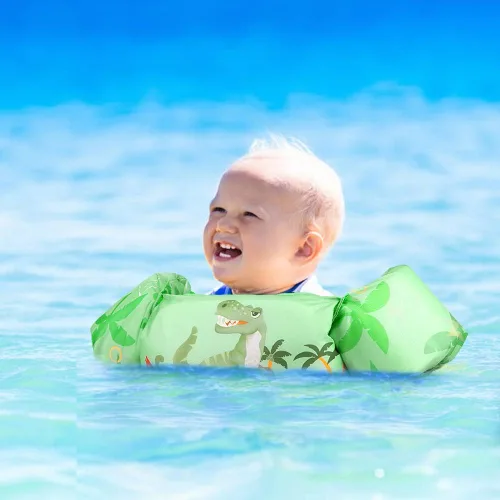 Miniatura 6 de Chaleco de natación para niños pequeños, flotadores de piscina para niños de 20-30-50+ libras, puente de natación para charco/playa, niños y niñas