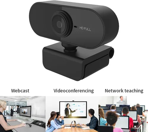 Miniatura 5 de CiCiglow Cámara de computadora 1080P con micrófono, cámara web USB para computadora portátil, cámara web de transmisión con micrófono, cámara web
