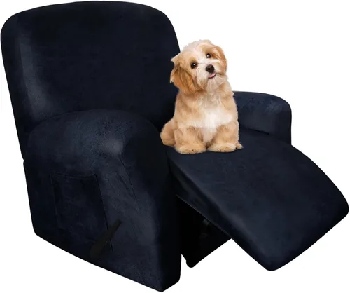 Miniatura 27 de molasofa Fundas de cuero para sillas reclinables, fundas para sillas reclinables grandes para silla reclinable, 4 piezas, fundas lavables que se
