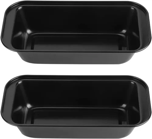 Miniatura 10 de Molde rectangular de 5.2 x 10 pulgadas, acero al carbono, antiadherente, pan, pastelería, utensilios para hornear para el hogar, cocina, panadería