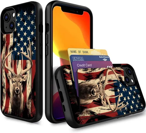 Miniatura 150 de Funda para iPhone Air, funda tipo cartera con ranura para tarjeta oculta, a prueba de golpes, TPU y PC, funda protectora de doble capa para iPhone