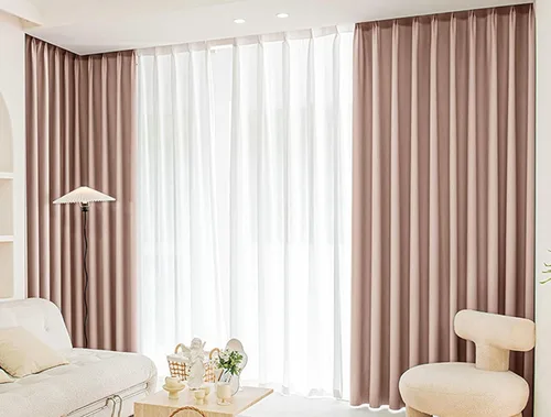 Miniatura 7 de Daesar Bedroom Curtains Blackout 63 Inch Length, Eyelet Thermal Insulated Curtains Solid Jacquard Wave Stripes Texture Beige Yellow Blackout Curtain