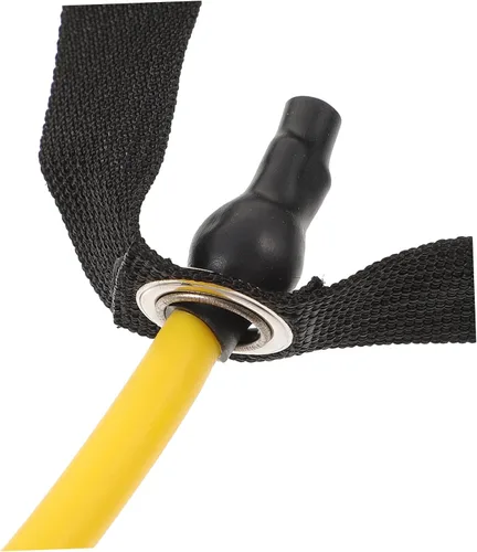 Miniatura 9 de Sosoport Bandas de resistencia con mango, cuerda de tracción elástica, cuerda de tracción, ejercicios de banda elástica, bandas de entrenamiento