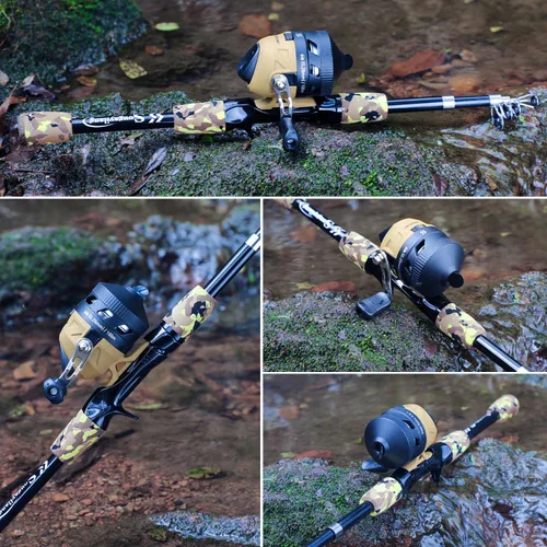 Miniatura 7 de Sougayilang Kids Fishing Rod and Reel Combo,Light Weight Fishing Pole with Spincast Fishing Reel Tackle Bag Lures for Youth,Girls and Boys Good