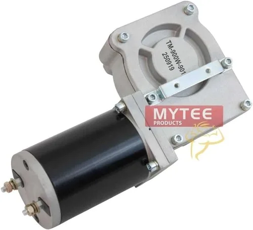 Miniatura 8 de Mytee Products Motor de lona de 900 W 60:1 para sistemas de lona de camión volquete con cubierta cromada de 12 V CC / 50 amperios / 60 RPM