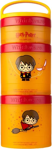 Miniatura 12 de Whiskware - Harry Potter - Recipientes apilables para aperitivos para bebés, niños y niños pequeños, 3 vasos apilables para la escuela o el viaje