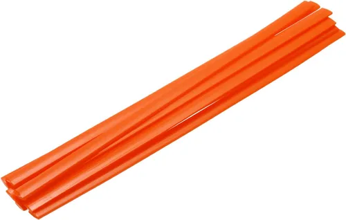 Miniatura 8 de MECCANIXITY 5 varillas de soldadura de plástico amarillo de 0.374 in x 9.843 in HDPE cinta plana de soldadura de plástico para reparar tanques