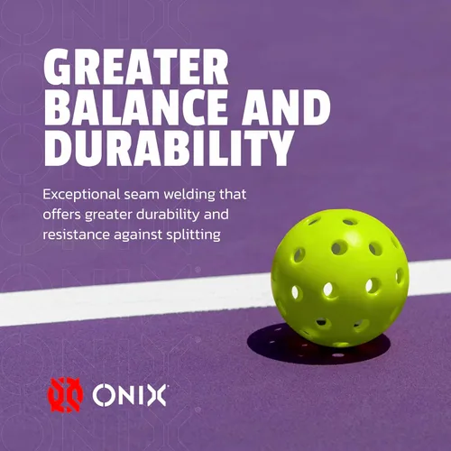 Miniatura 5 de Bolas de Pickleball Onix Fuse G2 para exterior Verde neón