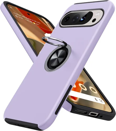 Miniatura 41 de JAME Funda para Google Pixel 7 Pro, Funda de Ajuste Delgado para Pixel 7 Pro con Soporte de Anillo Kickstand