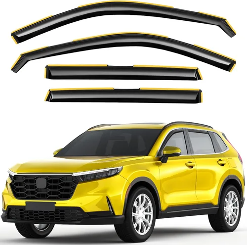 Miniatura 38 de Protectores de lluvia para ventana de canal para Jeep Grand Cherokee 2011-2021 (no para L), protectores de lluvia extra duraderos, viseras laterales