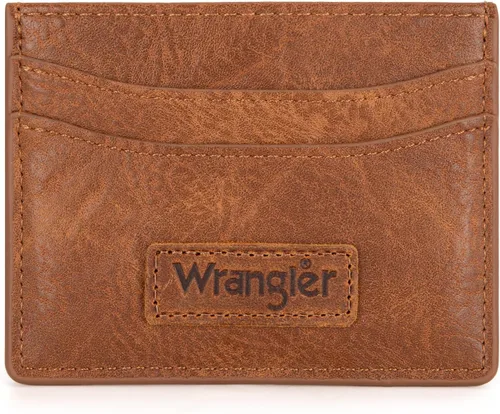 Miniatura 9 de Montana West X Wrangler - Tarjetero para mujer, con bloqueo RFID, llavero con ventana de identificación y bolsillo con cremallera para monedas