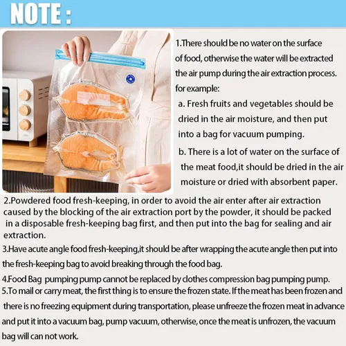 Miniatura 5 de Juego de 15 bolsas supergrandes para Sous Vide, bolsas selladoras al vacío reutilizables sin BPA y 2 clips de sellado para almacenamiento