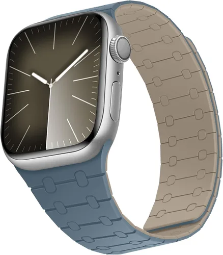 Miniatura 15 de Compatible con correa de Apple Watch de 49mm 46mm 45mm 44mm 42mm 41mm 40mm 38mm, correa de bucle magnético ajustable de silicona para iWatch Ultra