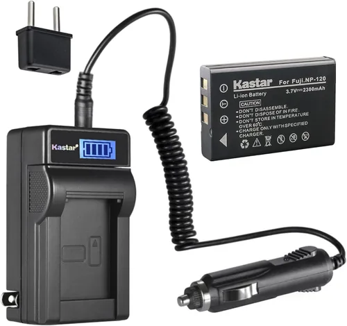 Miniatura 8 de Kastar Cargador de batería de CA LCD FNP-120 compatible con cámaras Ordro HDV-V12, HDV-V88, HDV-Z7, HDV-Z10, HDV-Z16, HDV-Z79, HDV-108, HDV-760