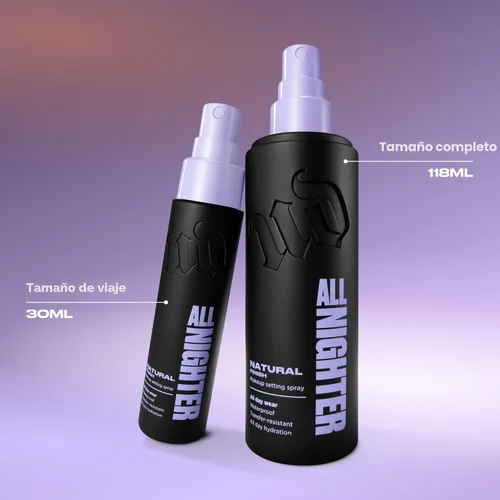 Miniatura 10 de Urban Decay All Nighter - Spray fijador de maquillaje impermeable, acabado natural, hasta 24 horas de uso, niebla facial ultrafina, primer
