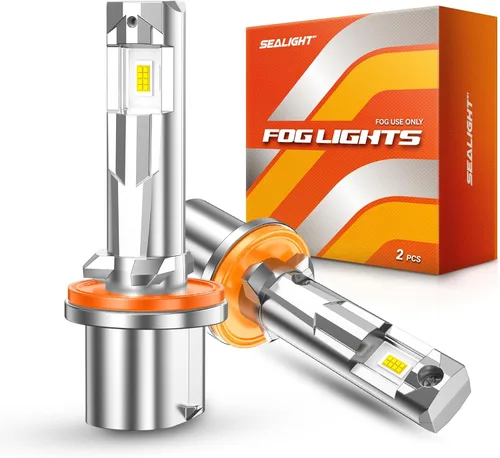 Miniatura 9 de SEALIGHT Bombilla LED antiniebla H11 H8, 14000 lm, 24 W, fuerte penetración H8 H16 H11, luces antiniebla LED de 6500 K, chips CSP 5530 blanco frío
