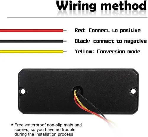 Miniatura 3 de Barra de luz estroboscópica de emergencia LED roja 12-24V 12 LED para coche, vehículo, camión, advertencia, luz de flash diferente, modo
