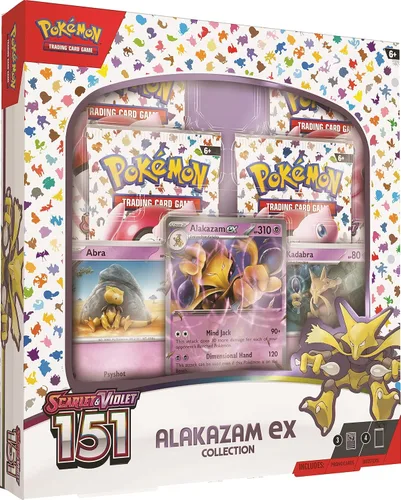 Pokemon TCG Escarlata y Violeta 3.5 Pokemon 151 Alakazam Ex Caja