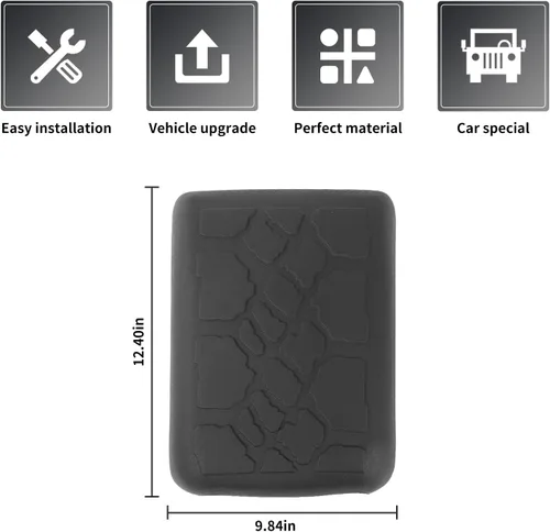 Miniatura 3 de RAZPOY JL Funda para Caja de Reposabrazos de Consola Central, Protector de Goma Impermeable Almohadilla para Mascotas Accesorios Interiores