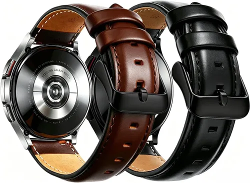 Miniatura 18 de OTOPO Correas clásicas para Galaxy Watch 4/6 de 1.850 in, 1.811 in, 1.693 in, 1.654 in, reloj 7 6 5 4 FE Band 40 1.732 in/Garmin Vivoactive 3/5