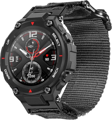 Miniatura 6 de SMITHA Correas de reloj compatibles con Amazfit T-Rex, T-Rex PRO, T-Rex 2, T-Rex 3 o T-Rex 3 PRO (1.890 in)/(1.732 in), T-Rex Ultra 1/2, correa Negro