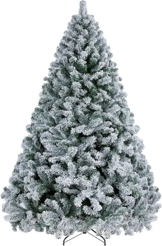 Miniatura 17 de Yaheetech - Árbol de pino artificial de Halloween negro de 4.5 pies, para decoración de fiestas en casa, oficina, fiestas, en interiores
