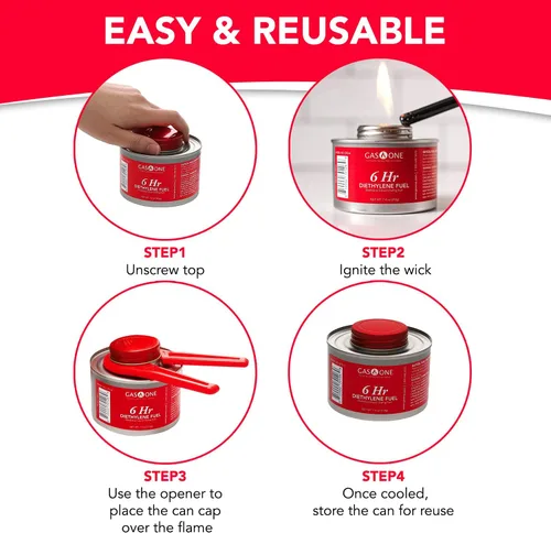 Miniatura 6 de Coghlan's - Estufa plegable y Gas One - Paquete de 12 combustibles para rozar 6 horas