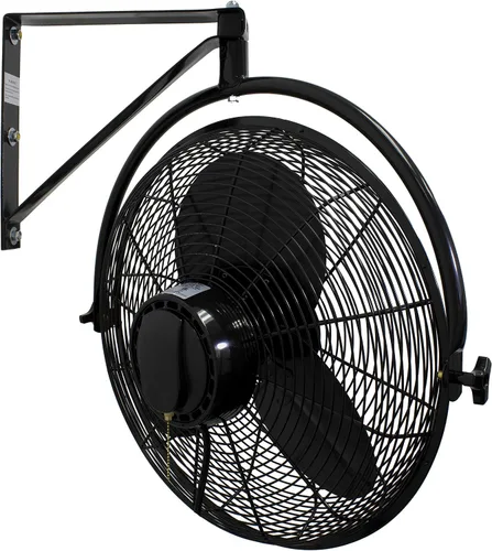 Miniatura 7 de Air King 9318 Ventilador de montaje múltiple de alta velocidad de grado industrial, 18 pulgadas, negro y ventilador de montaje en pared de grado