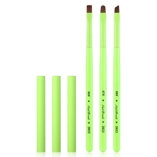 Miniatura 12 de Cepillos de limpieza de uñas, cepillos de uñas para limpiar errores de esmalte en las cutículas, cepillo de uñas resistente a acetona, cepillos
