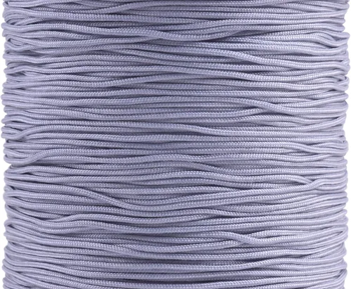 Miniatura 72 de KONMAY 1 rollo de cuerda de nailon para hacer pulseras de 150 yardas, trenzado de nailon Shamballa Macramé/cordón de cuentas de 0.4mm, cordón