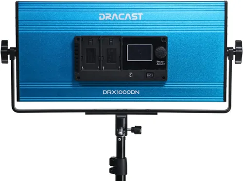 Miniatura 2 de Dracast Serie X LED1000 - Luz de video LED RGB y bicolor 2800-8000K Control de aplicación Regulable 0-100% CRI y TLCI 96+ Placa de batería