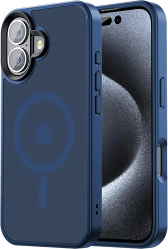 Miniatura 48 de Tigowos Magnetic Guardian - Funda diseñada para iPhone 11 Pro [probada en caídas de grado de 10 pies y compatible con MagSafe] Funda delgada Negro