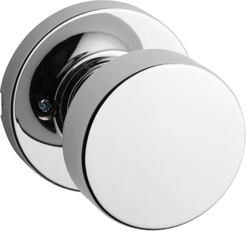 Miniatura 13 de Kwikset Pismo - Pomo de puerta redondo simulado, manija de un solo lado para armarios, puertas dobles francesas y despensa, pomo de puerta
