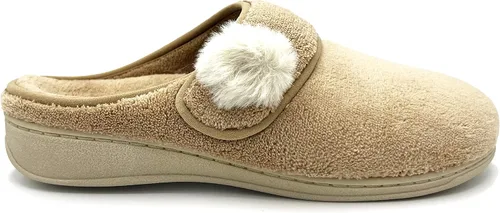 Miniatura 2 de Vionic Indulge Emily Mule - Pantuflas cómodas para casa de spa que incluyen comodidad de tres zonas con plantilla ortopédica, soporte de arco