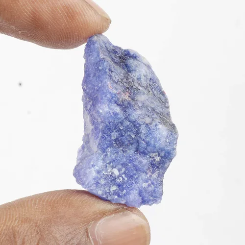 Miniatura 4 de GEMHUB Zafiro azul crudo natural de grado A 63.50 Ct de cristal curativo piedra de zafiro en bruto para cabbing FD-459, Gema, azul