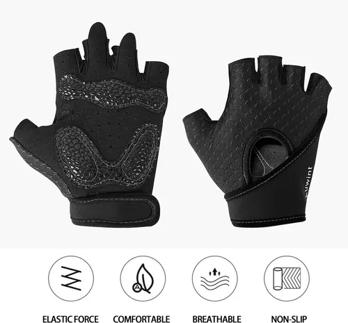Miniatura 2 de Luwint Guantes de Entrenamiento para Niños, Guantes de Ejercicio con Ventilación y Agarre para Niños y Niñas para Levantamiento de Pesas y Gimnasio