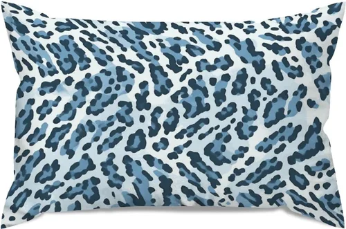 Miniatura 17 de Fundas de almohada con estampado de leopardo y guepardo negro y marrón, 12 x 18 pulgadas, fundas de cojín de granja para sofá, sala de estar