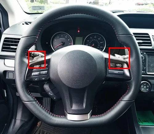 Miniatura 3 de iJDMTOY Extensiones de palanca de cambios de paleta de paletas de fibra de caron forjada más grandes compatibles con Subaru BRZ Impreza WRX Legacy