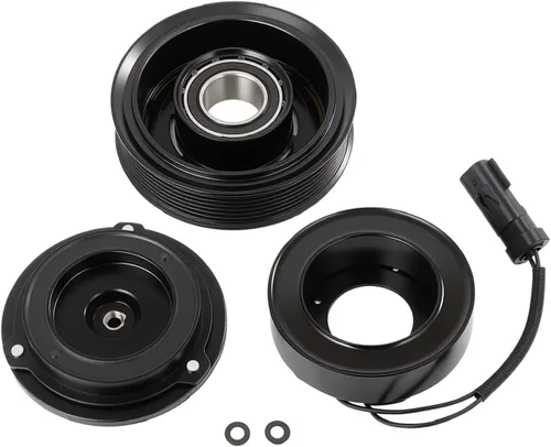 Miniatura 9 de CCIYU Embrague del compresor de CA para el coche 2001 2002 2003 2004 2005-2006 para Hyundai Santa Fe 2.7L Aire acondicionado compresor embrague