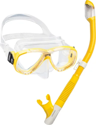 Miniatura 12 de Cressi Juego de esnórquel para adultos Máscara y snorkel Máscara de silicona cómoda de primera calidad Snorkel superior seco Diseñado